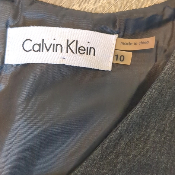 Calvin Klein Grey And Black Dress - Picture 10 of 12